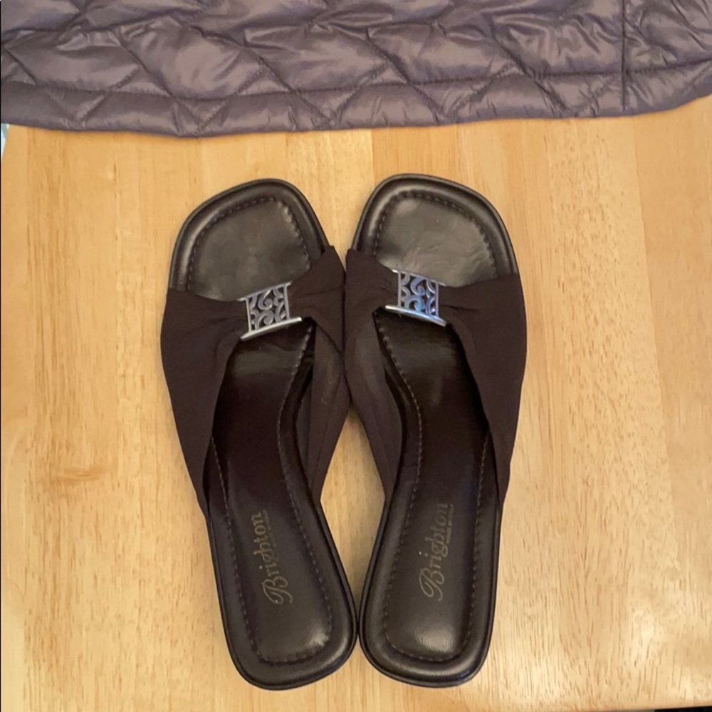 Brighton “Isabel” brown wedge sandals - Picture 5 of 7